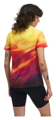 T-Shirt Running Hoka Race Day Orange/Rouge Femme