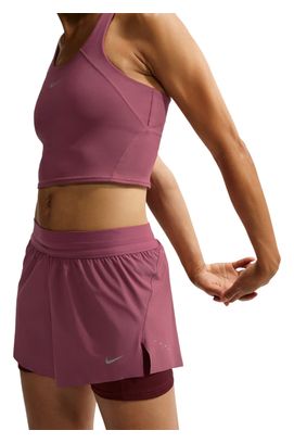 Pantaloncini 2 in 1 Nike Swift rosa da donna