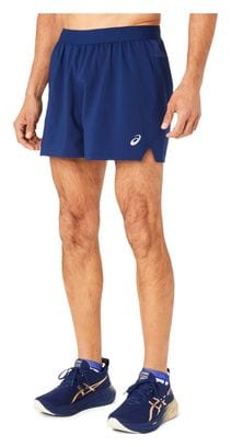 Short Asics Road 5in Bleu Homme