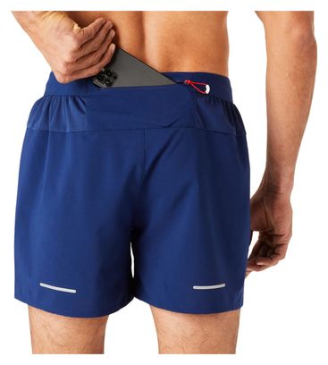 Asics Road Shorts 5in Bleu Homme