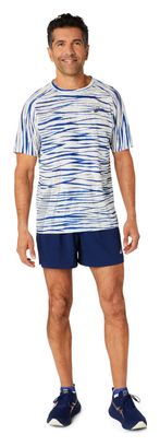 Asics Road Shorts 5in Bleu Homme