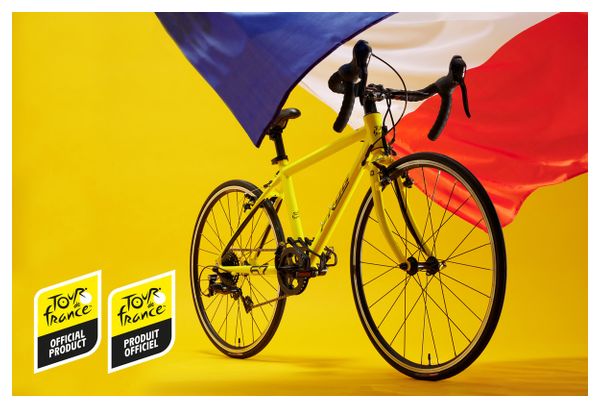 Frog Bikes Frog Road 67 TDF Bicicleta de carretera para niños Shimano Altus 8S 24'' Yellow Tour de France 2020 8-12 años