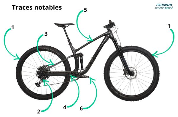 Refurbished Produkt - Mountainbike All-Suspenduced Trek Fuel EX 7 5th Gen. Sram NX Eagle 12V 29' Schwarz 2023