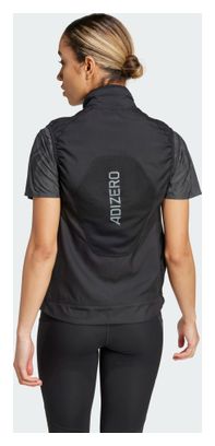 Adidas Adizero Vest Black Donna Giacca termica senza maniche
