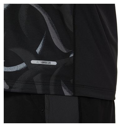 Camiseta de tirantes Asics Road All Over Print Negra Hombre