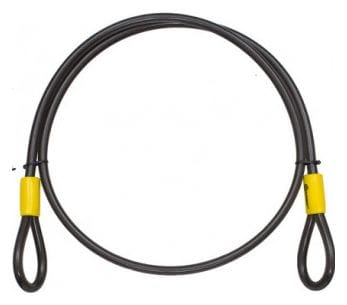 AUVRAY - Câble Antivol Vélo Steel Cable ø12mm longueur 180cm - Acier - Fiable et Résistant - Simple à Installer