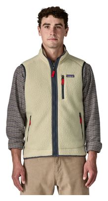 Polar sin mangas Patagonia Retro Pile Beige, hombre