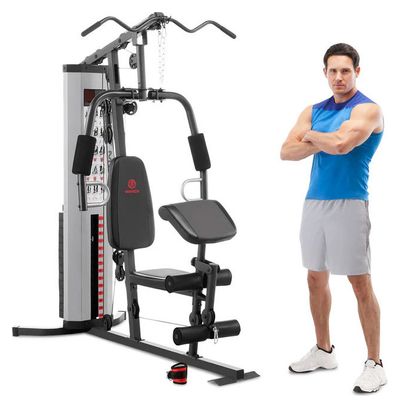 Appareil à charges guidées Marcy Eclipse MWM988 Compact Home Gym - Argent