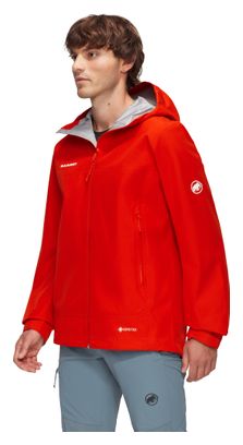 Veste Imperméable Mammut Crater Light Hooded Rouge Homme