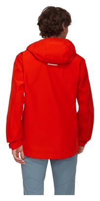 Veste Imperméable Mammut Crater Light Hooded Rouge Homme