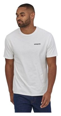 T-Shirt Patagonia P 6 Mission Organic Blanc Homme