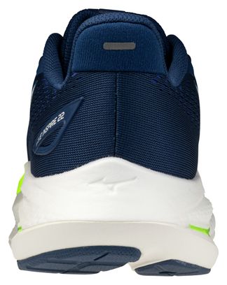 Chaussures Running Mizuno Wave Inspire 22 Bleu/Jaune Homme