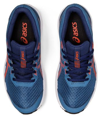 Asics Contend 8 GS Blue Orange Kids Running Shoes