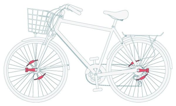 SL220+ feux de position pour vélo - REELIGHT