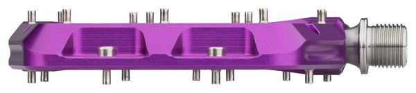 Pair of Wolf Tooth Waveform Large Purple Flat Pedals