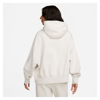 Sweat à capuche Femme Nike Sportswear Phoenix Fleece Blanc