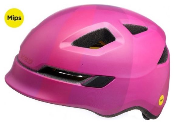 KED Casque Vélo Pop Mips - Rose