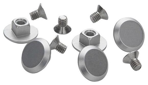 Kit de remaches de repuesto Brooks para Cambium Special (5 piezas) Plata