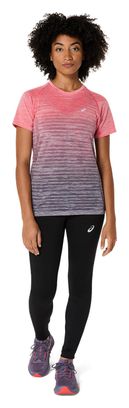 Maillot manches courtes Asics Seamless Corail/Violet Femme