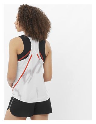 Salomon S/Lab Speed Tank Dames Wit/Rood