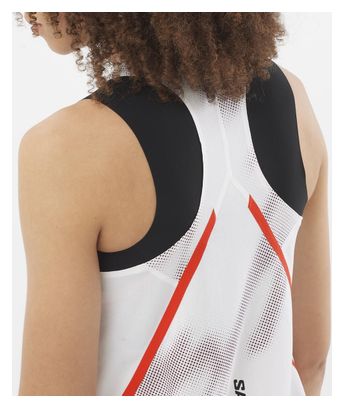 Salomon S/Lab Speed Tank Dames Wit/Rood