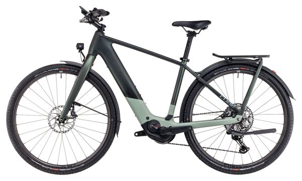 Cube Kathmandu Hybrid C:62 SLT 400X Elektrische Hybride Fiets Shimano Deore XT 12S 400 Wh 700 mm Stellar Green 2025