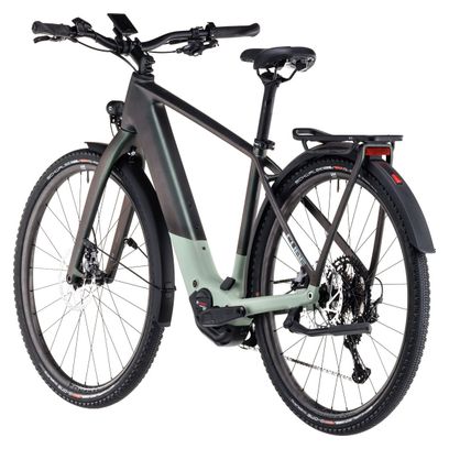 Cube Kathmandu Hybrid C:62 SLT 400X Elektrische Hybride Fiets Shimano Deore XT 12S 400 Wh 700 mm Stellar Green 2025