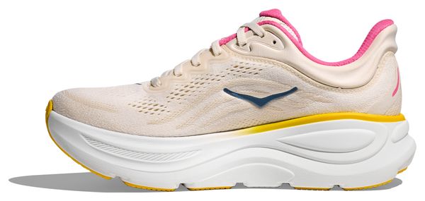 Hoka Bondi 9 Beige Women's Running Shoes
