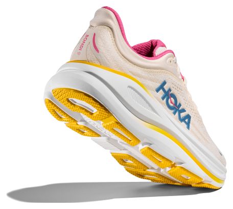 Hoka Bondi 9 Beige Women's Running Shoes