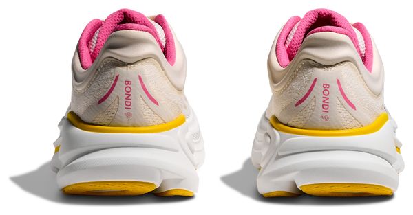 Hoka Bondi 9 Beige Women's Running Shoes