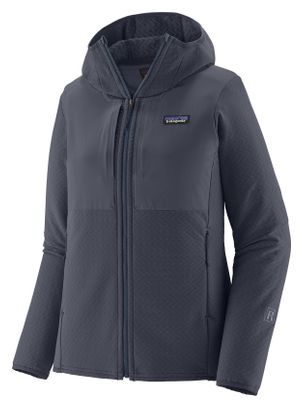Dames Patagonia R2 CrossStrata Hoody Blauw
