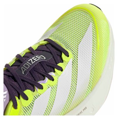 adidas Adizero Boston 13 Yellow/Purple Women's Running Shoes