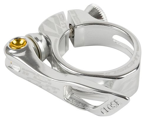 INSIGHT Schnellspanner-Sattelklemme QR Alu Durchmesser 31.8mm Silber