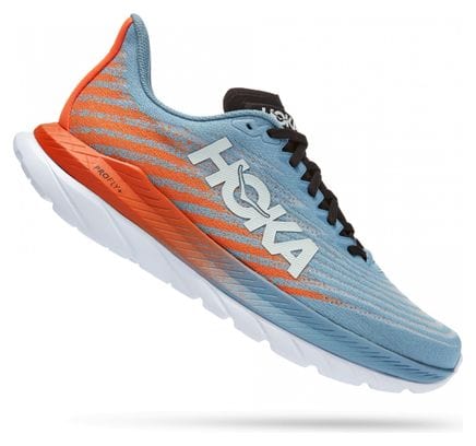 Hoka Mach 5 Running Shoes Blue Orange