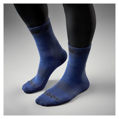 Paire de Chaussettes Gripgrab Merino Winter Bleu Nuit