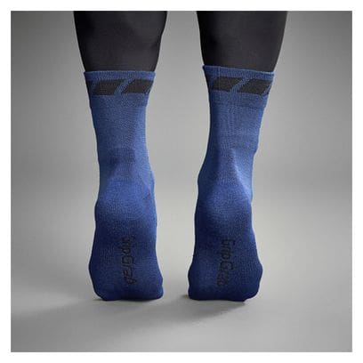 Pair of Gripgrab Merino Winter Blue Night Socks
