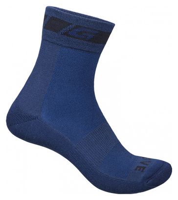 Pair of Gripgrab Merino Winter Blue Night Socks