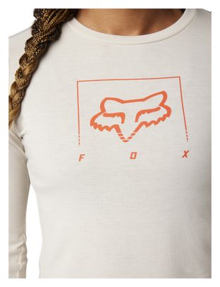 Fox Ranger Dr Mid Women's Long Sleeve Jersey White