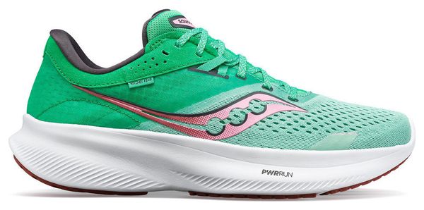 Chaussures de Running Femme Saucony Ride 16 Vert Rose