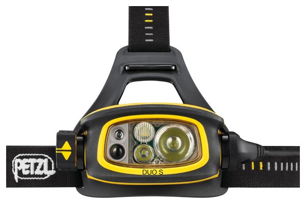 Petzl Scheinwerfer Duo S 1100 Lumen Schwarz Gelb