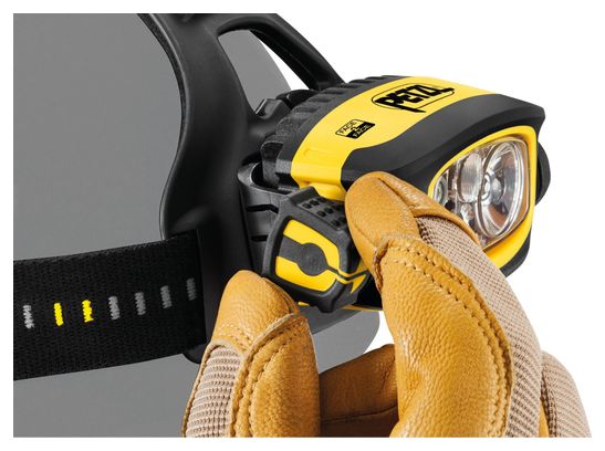 Petzl Scheinwerfer Duo S 1100 Lumen Schwarz Gelb
