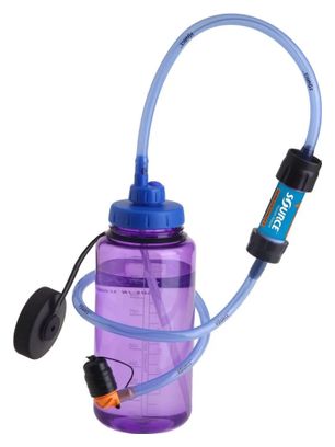Kit de survie pour filtre à eau de source-avec tube convertible et capuchon Mini Sawyer 4x