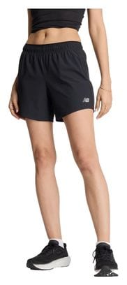 New Balance RC 5in Slip Shorts Donna Nero