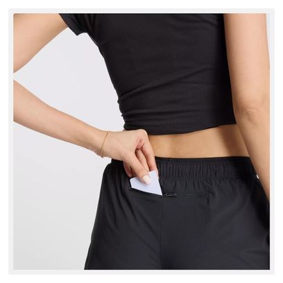 New Balance RC 5in Slide Shorts Schwarz Damen