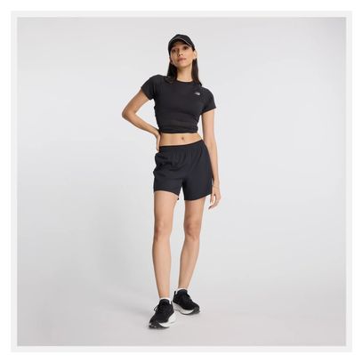 New Balance RC 5in Slide Shorts Schwarz Damen