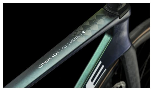 Bici da strada Cube Litening Aero C:68X SLX Sram Red eTap AXS 12S 700 mm Goblin Green 2024
