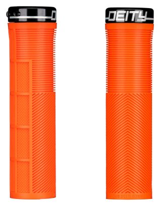 Paar Deity Knuckleduster Grips 132 mm Oranje