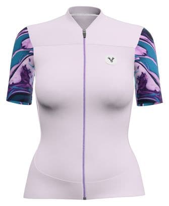 LeBram Ventoux Pétrole Women Short Sleeves Jersey Pink