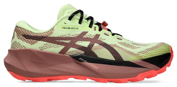 Asics Trabuco 14 Men's Trail Running Shoes - Yellow/Red