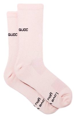 Quoc All Road Dust Pink Socks